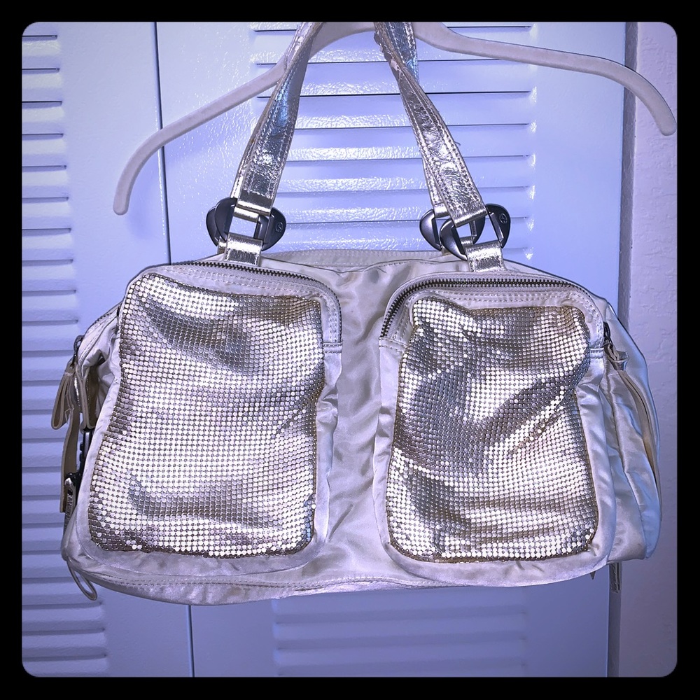 Gold and Beige Purse